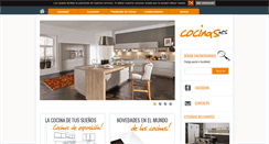 Desktop Screenshot of cocinas.es